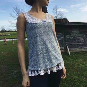 Sweet Laced Tank Top